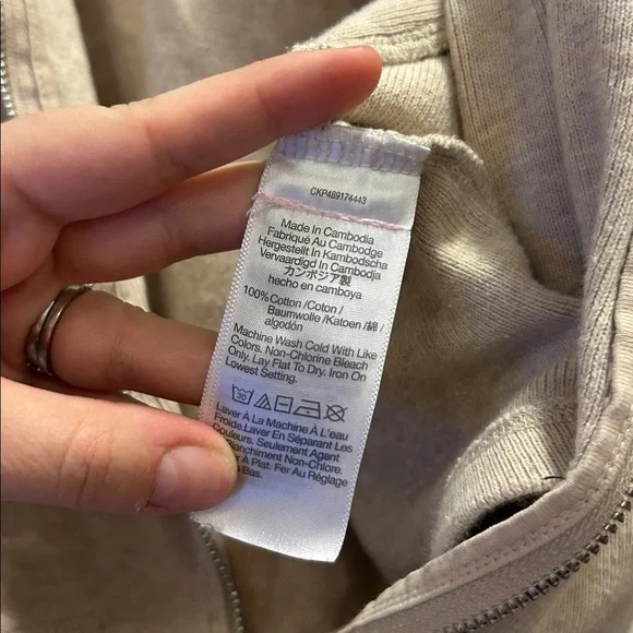 Madewell Ribbed Zip-Front Long Sleeve Tee - Picture 5 of 8